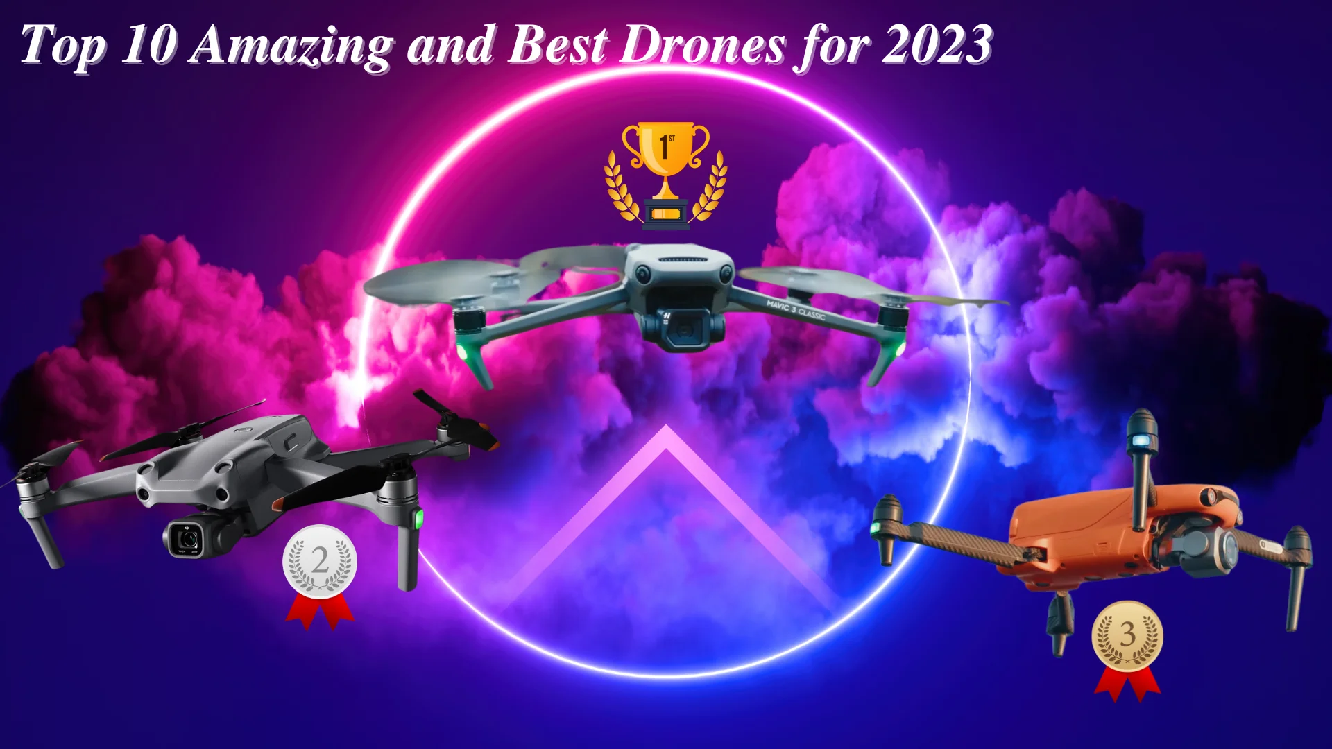 best drones 2023 Image Credit; DJI & Autel Robotics