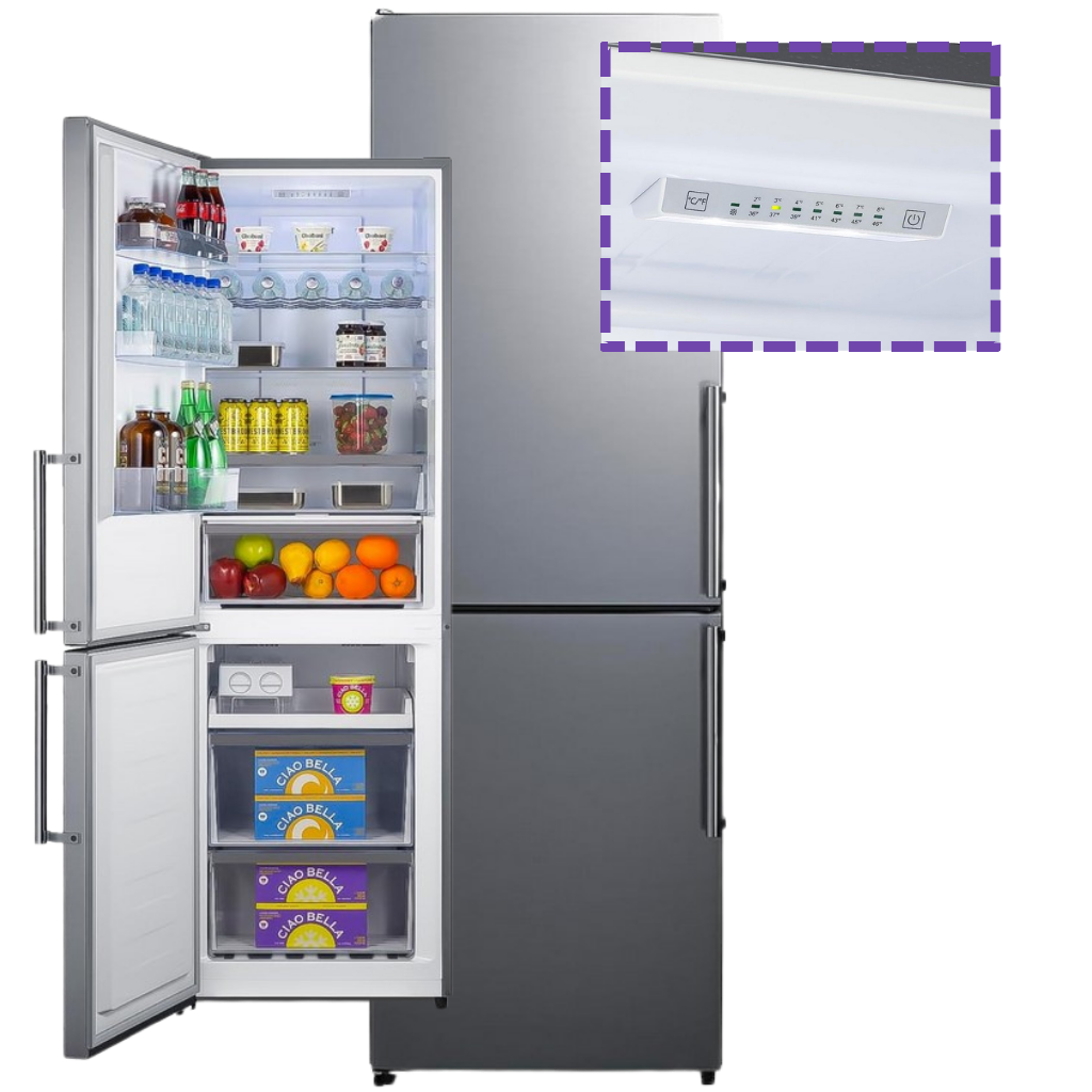 Summit Appliance Wide Bottom Freezer Refrigerator Summit Appliance Wide Bottom Freezer Refrigerator