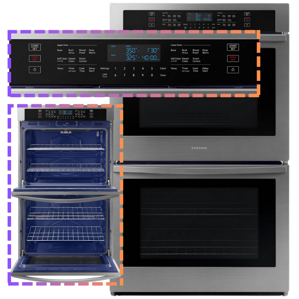 Samsung 30 Smart Double Wall Oven NV51T5511DS Samsung 30 Smart Double Wall Oven NV51T5511DS